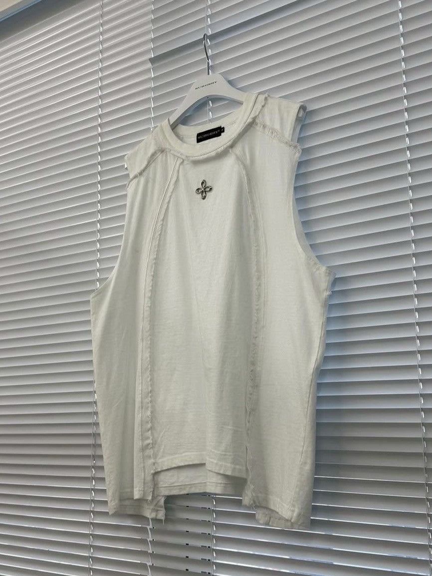 【SURGERY】dekki clover logo sleeveless / 【サージェリー】クローバーロゴタンクトップ