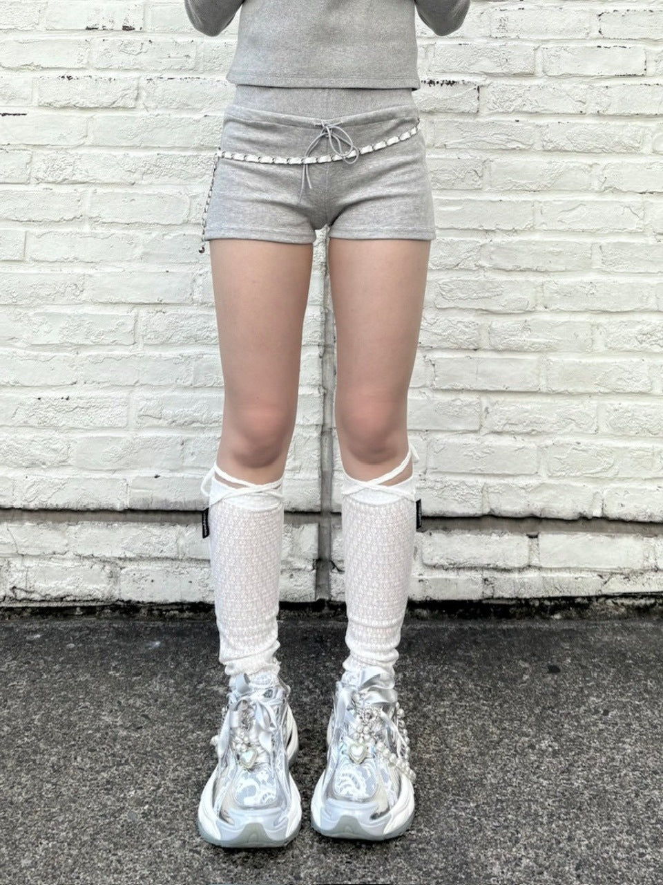 受注制【nmtc +】sweat mini shorts (2color)