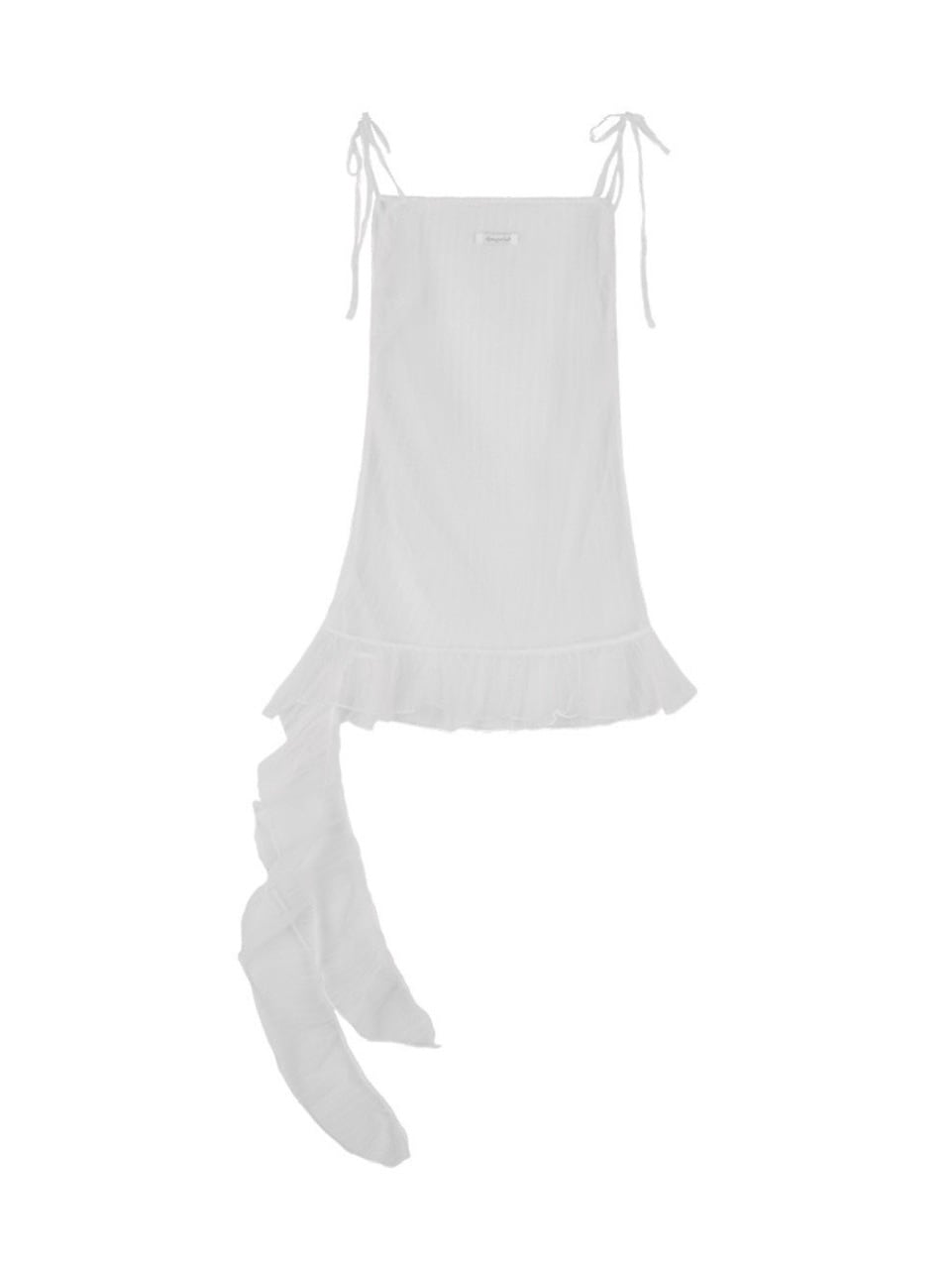 【FANCY CLUB】LACE SHIRRING LAYERED DRESS