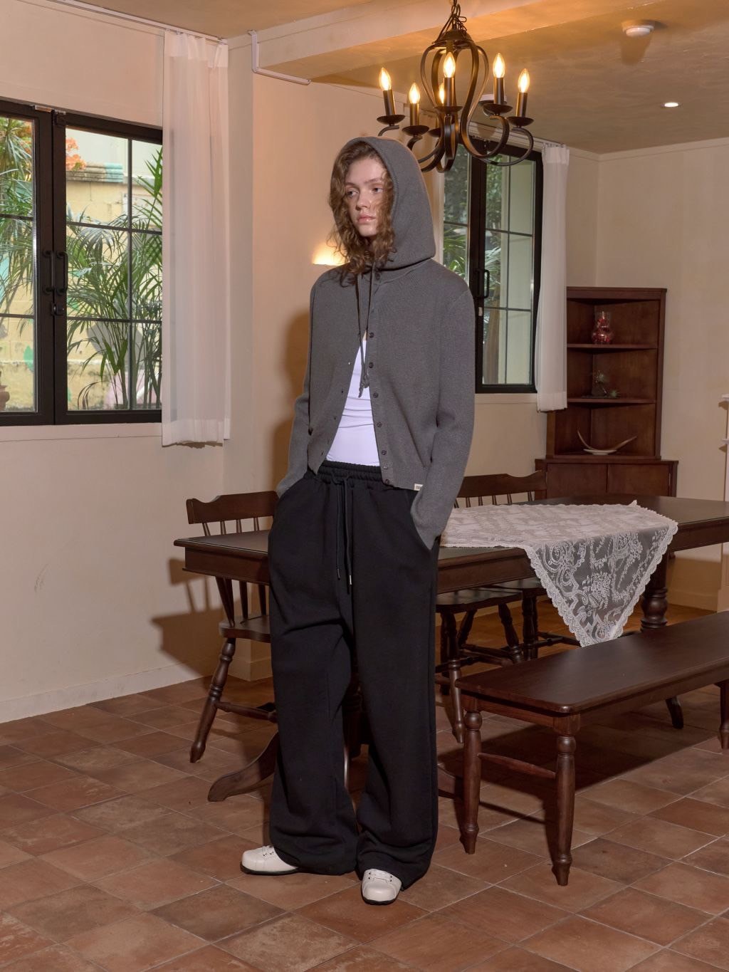 【ROCK CAKE】96 Applique 2way Jogger