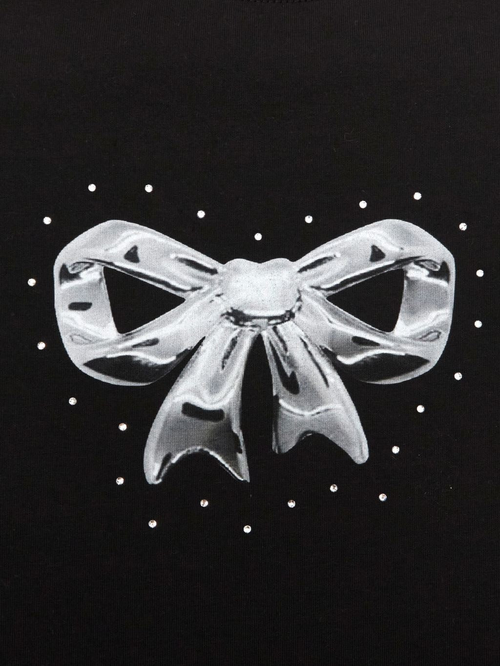 【ROCK CAKE】Hotfix Ribbon Top