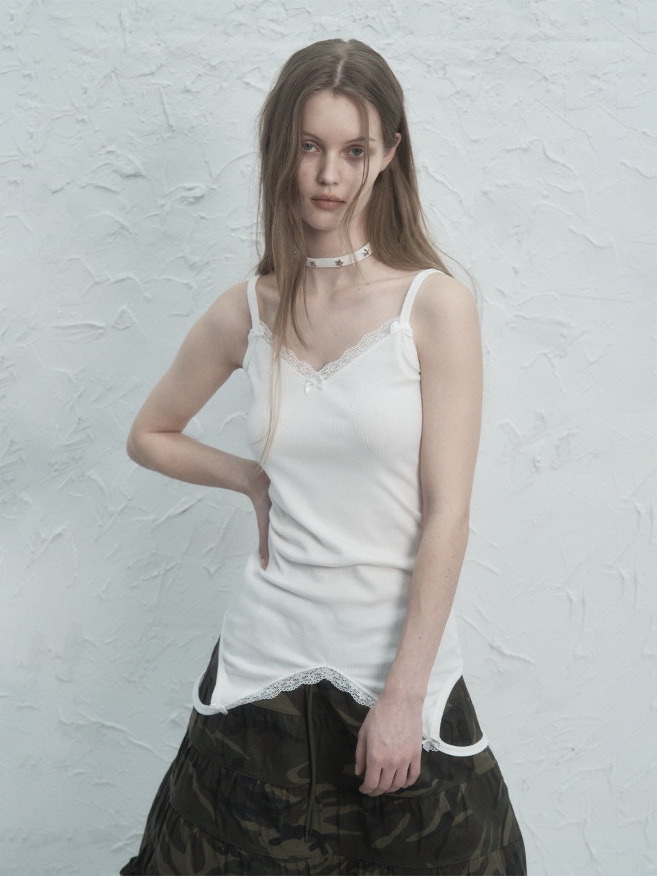 【SETUP‐EXE】LACE UP DOWN SLEEVELESS