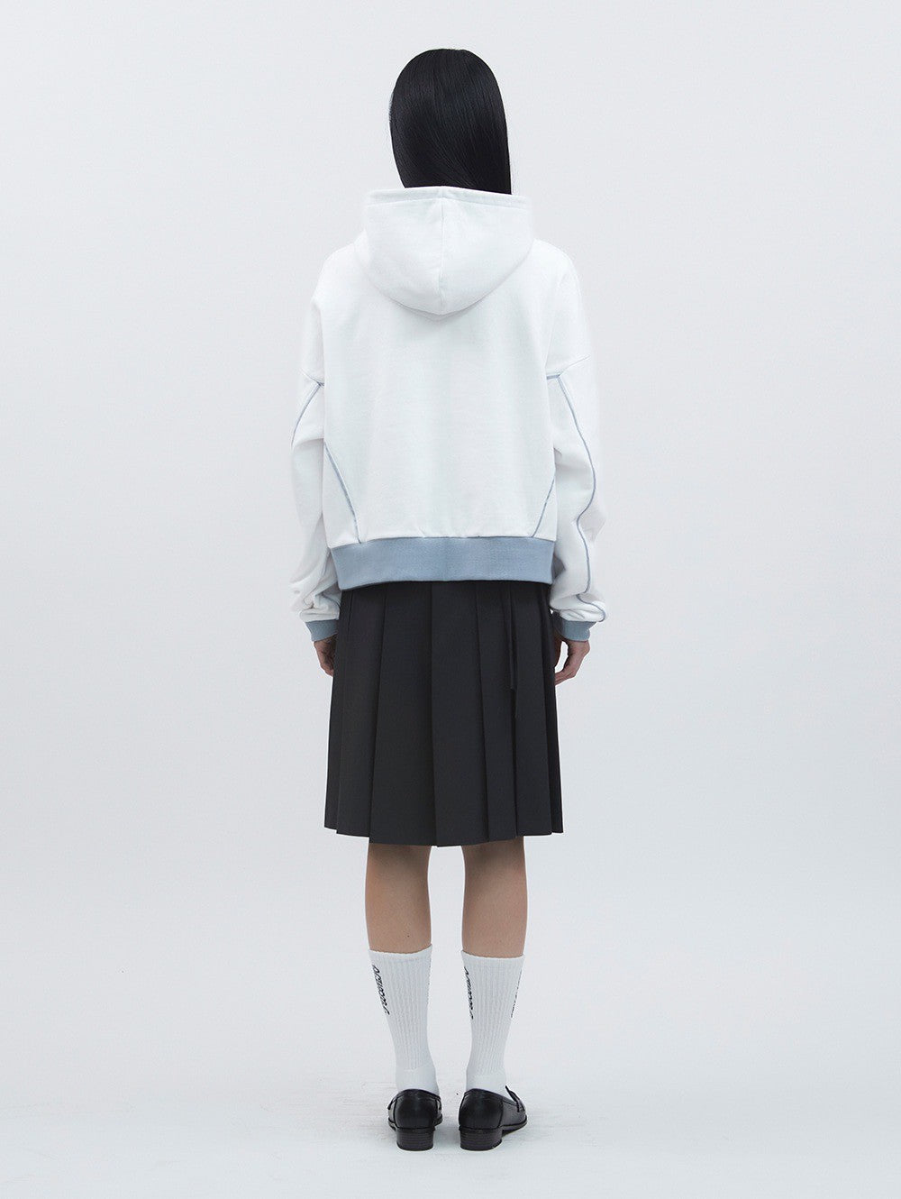 【TUOMIO】GRAPHIC BLOCK HOODIE