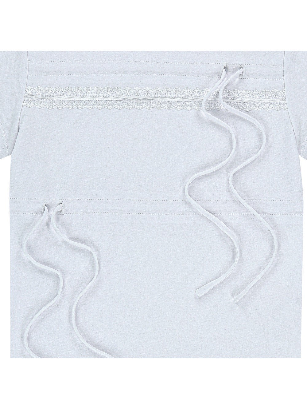 【TUOMIO】RIBBON LAYERED SHORT SLEEVES