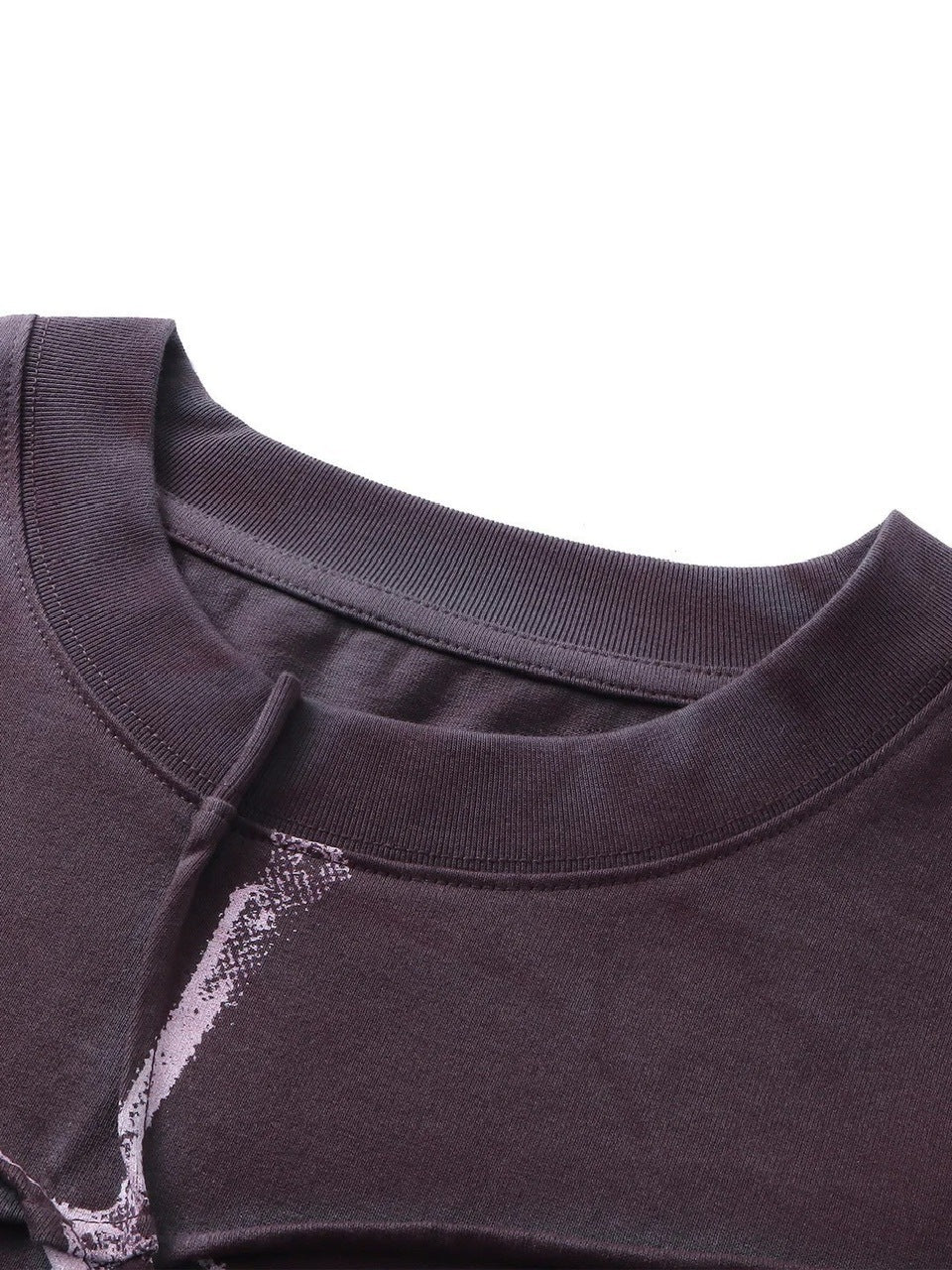 【The Boy Has No Patience】RIBBED PRINT PLEATED LONG SLEEVES