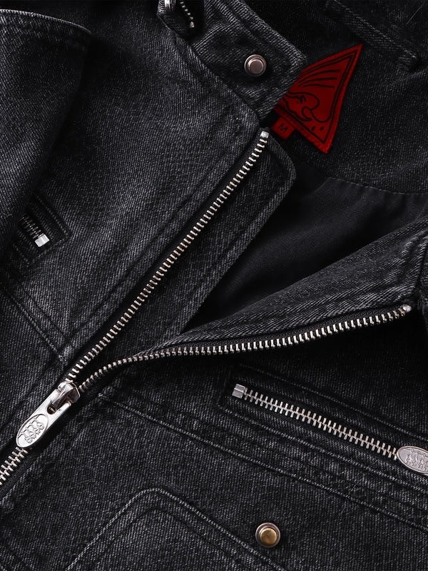 【The Boy Has No Patience】BLOOD MOON NIGHT SNAKE PRINT JACKET
