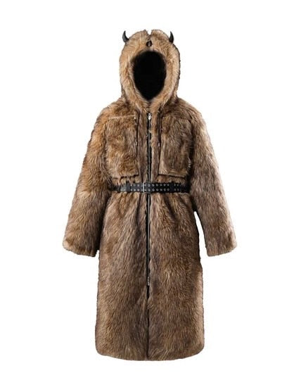 【The Boy Has No Patience】BLOOD MOON NIGHT BOXER ECO-FRIENDLY FUR COAT