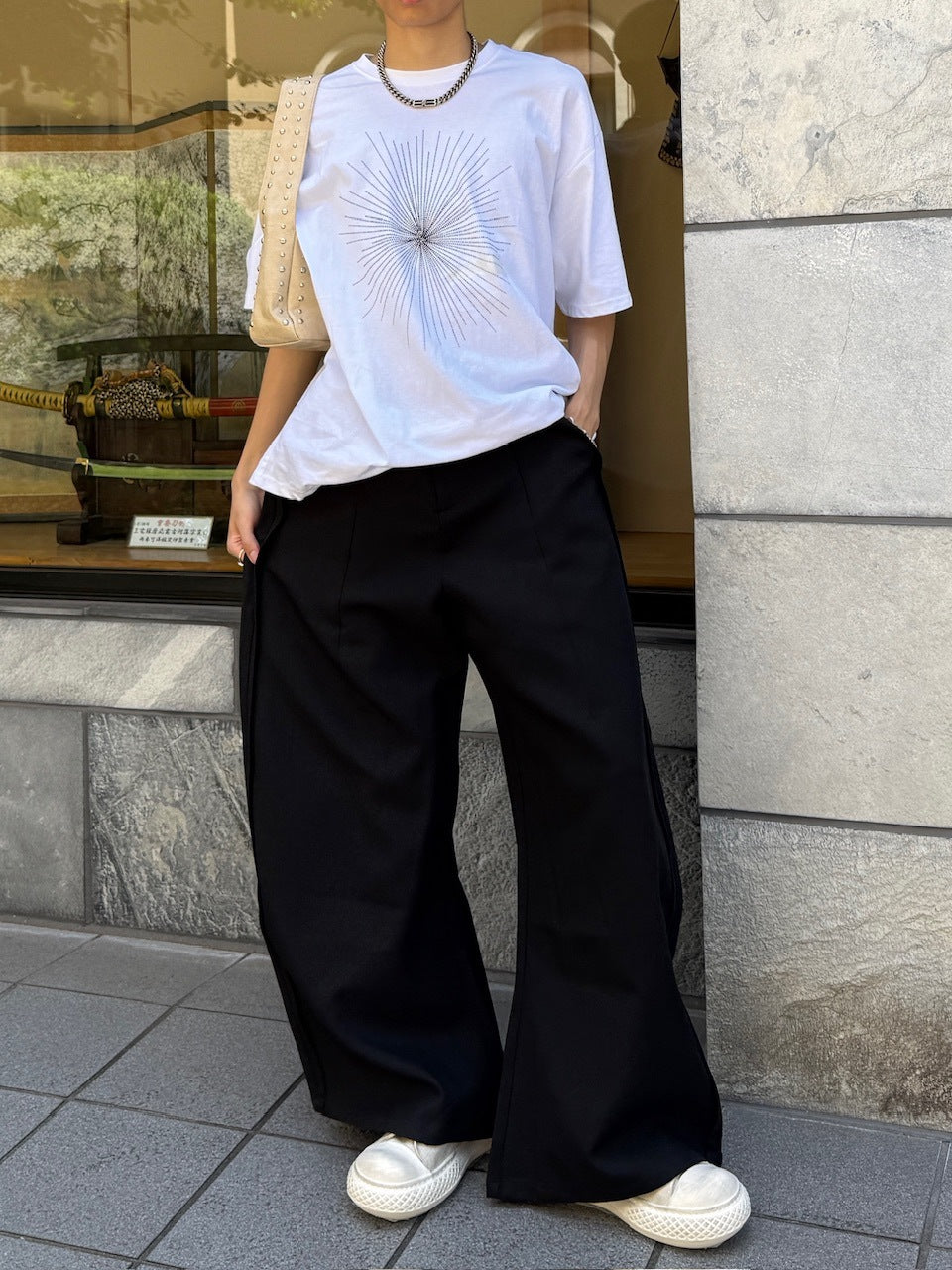 受注制【Chikashitsu +】volume toe canvas sneaker (2color)