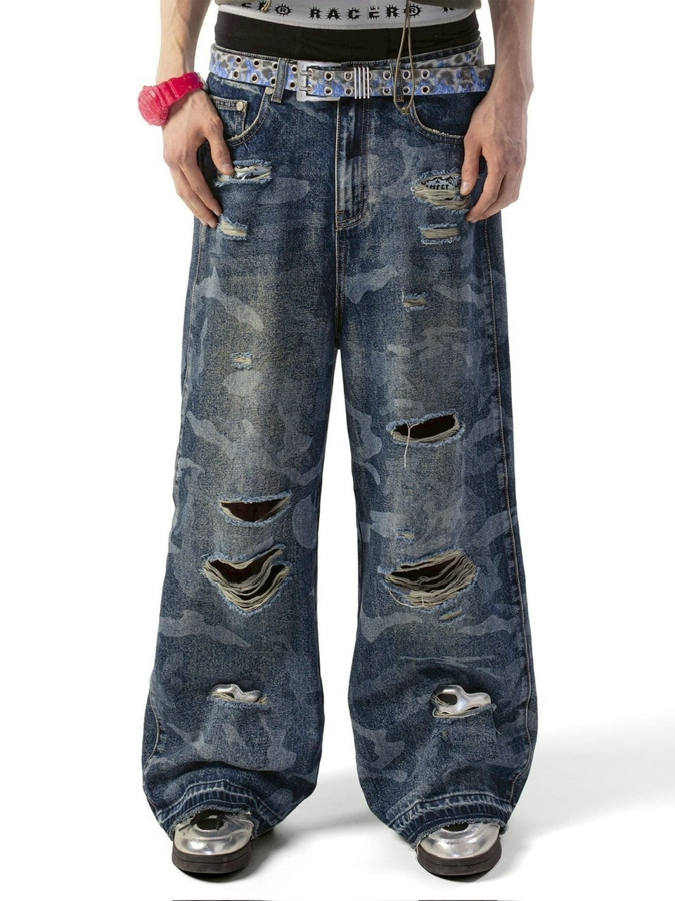【RACER WORLDWIDE】Laser Camo Jeans