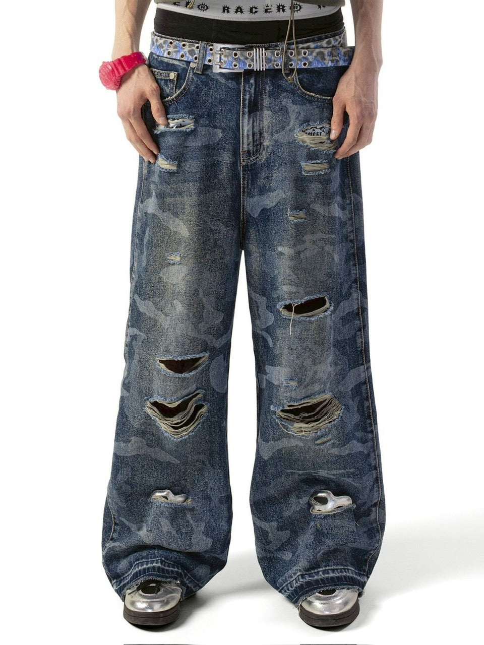 【RACER WORLDWIDE】Laser Camo Jeans