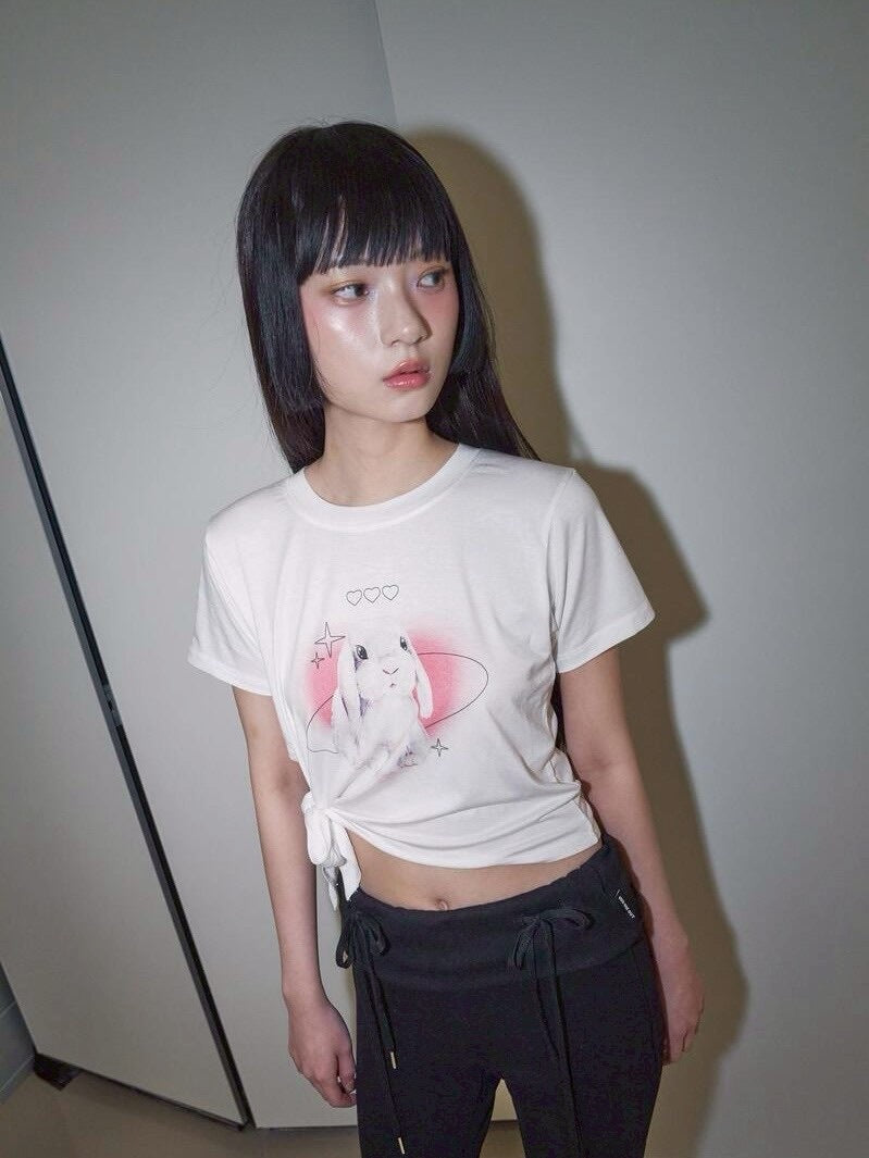 【ODDONEOUT】COSMOS RABBIT TIE T-SHIRTS