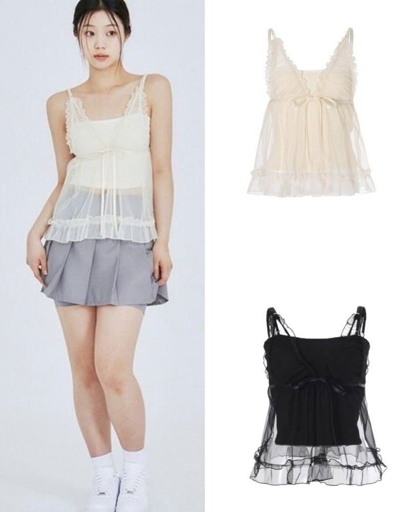 【NOTYOURROSE】Lucy sleeveless set