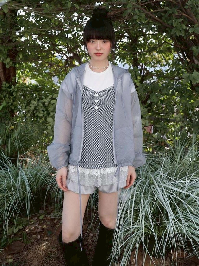 【Uglyshadow】SATIN RUFFLE PANTS