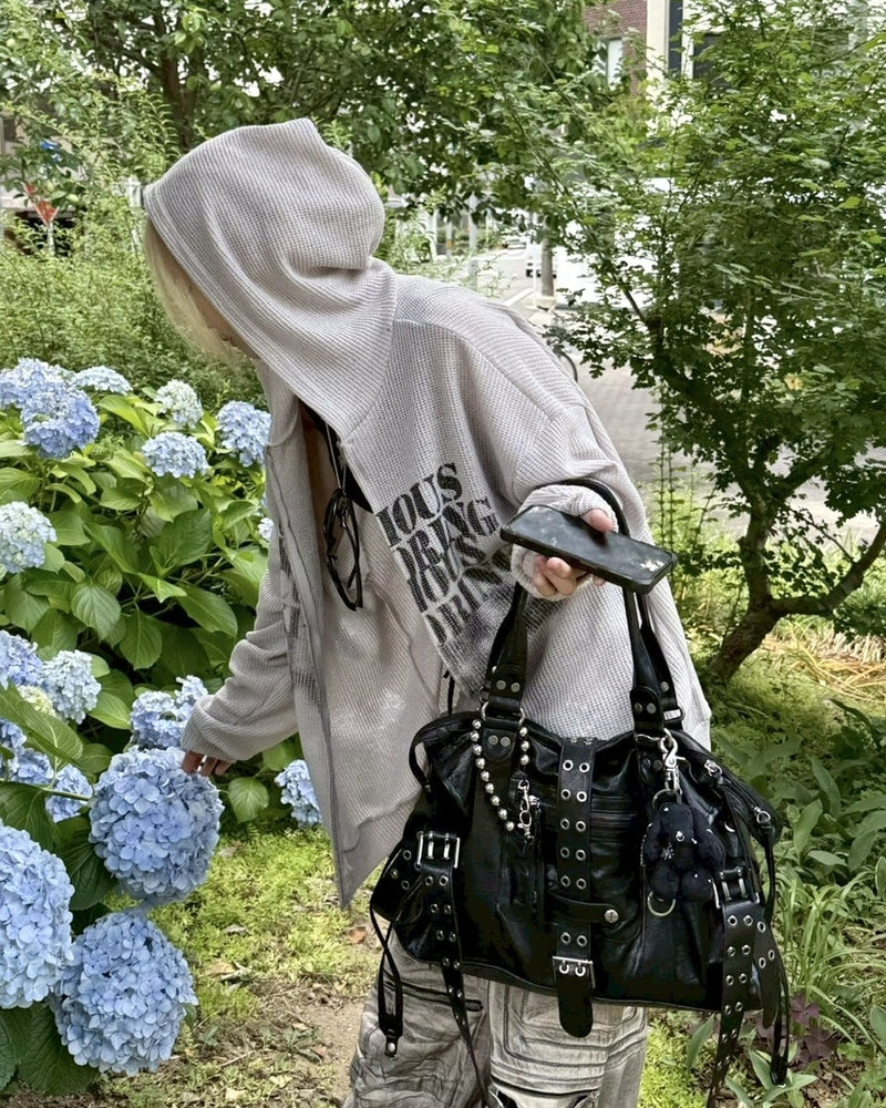 受注制【Never mind the XU】mesh zip up hoodie (3color) / 【ネバーマインドザエックスユー】メッシュジップアップパーカー