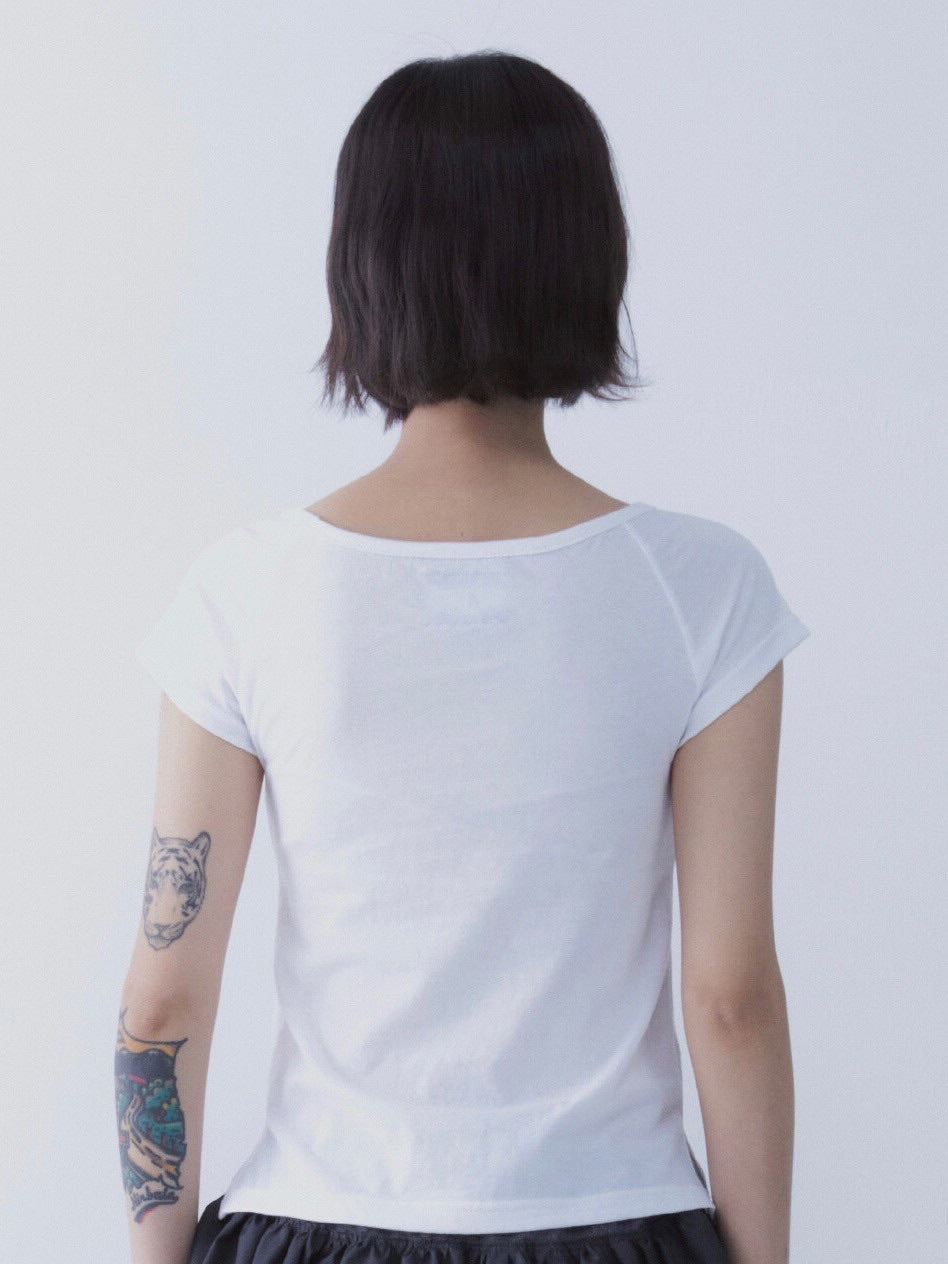 【SETSETSET】ROSE HEART T SHIRTS