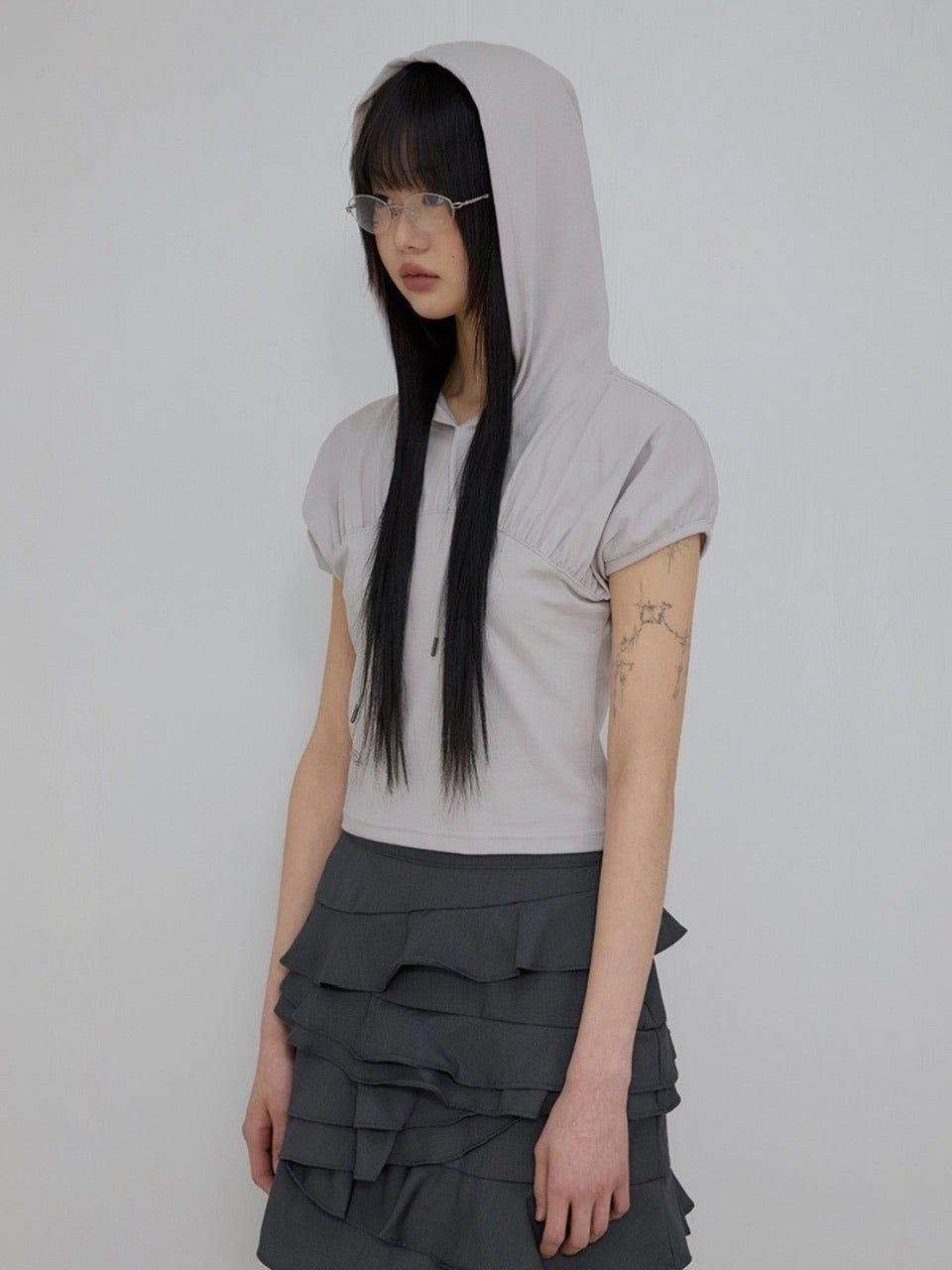 【FLAREUP】Kaya Shirred Hoodie