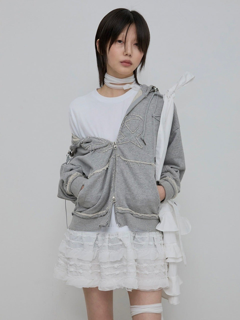 【FLAREUP】Layered Lace T-Shirt