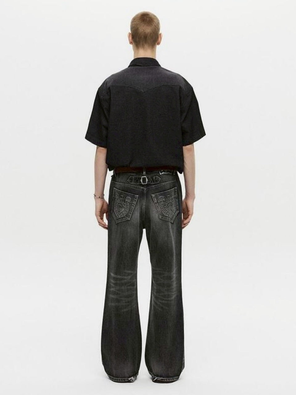 【DNSR】Western Flare Denim Pants