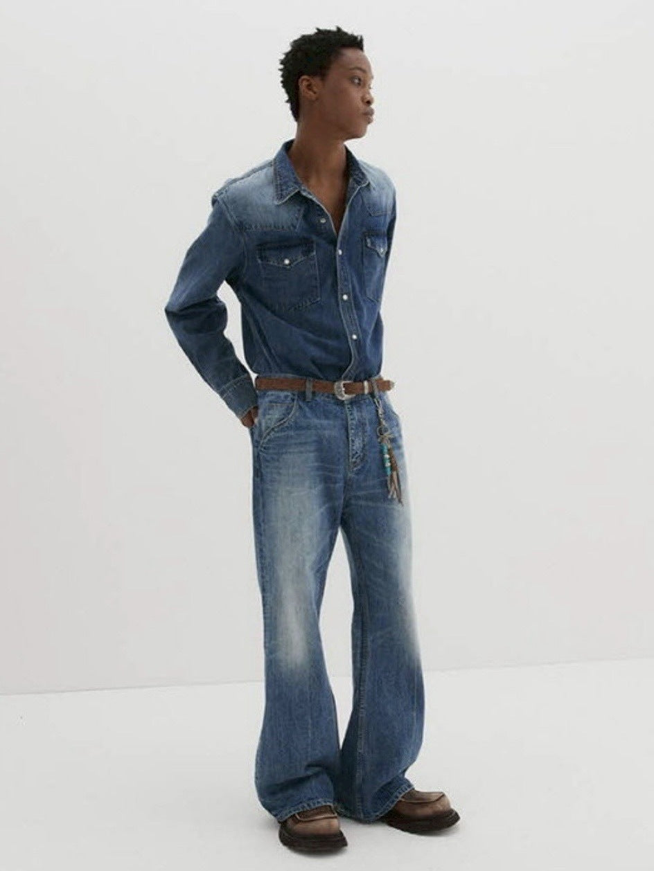 【DNSR】Western Flare Denim Pants