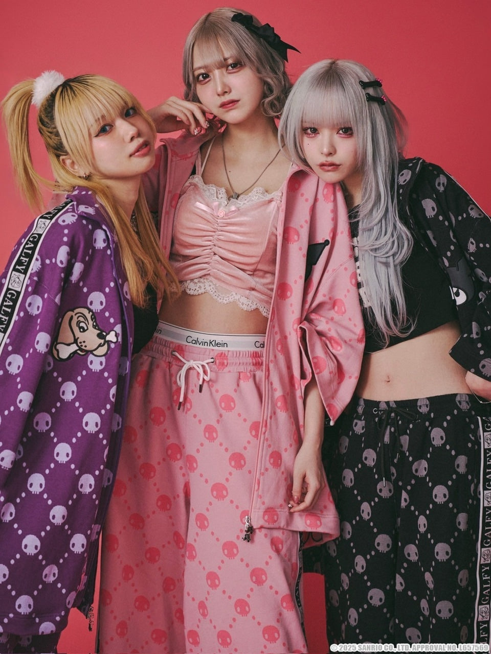 【GALFY×KUROMI】ドクロだらけ夏セットアップ