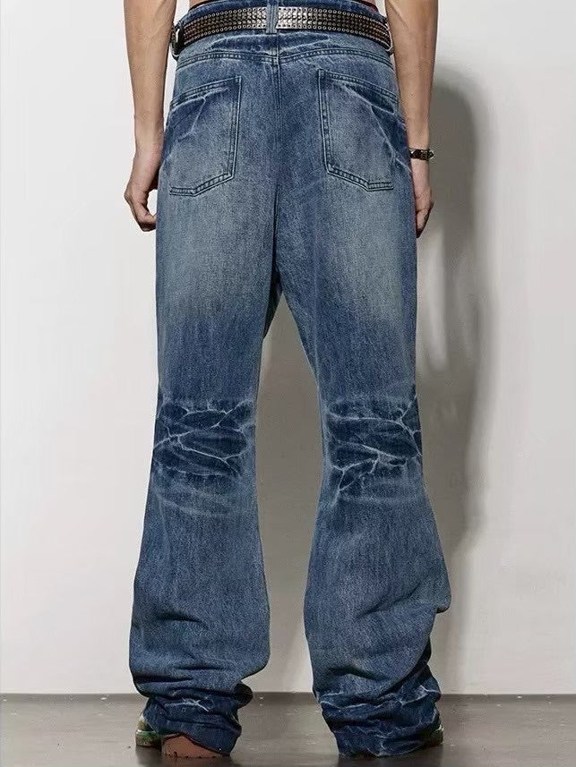 【DND4DES】MUSTACHE WASHED FLARED JEANS