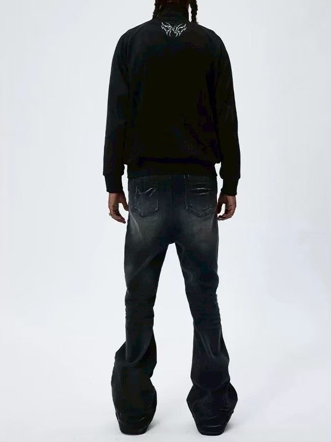 【DND4DES】ROUGH STRETCH FLARED JEANS