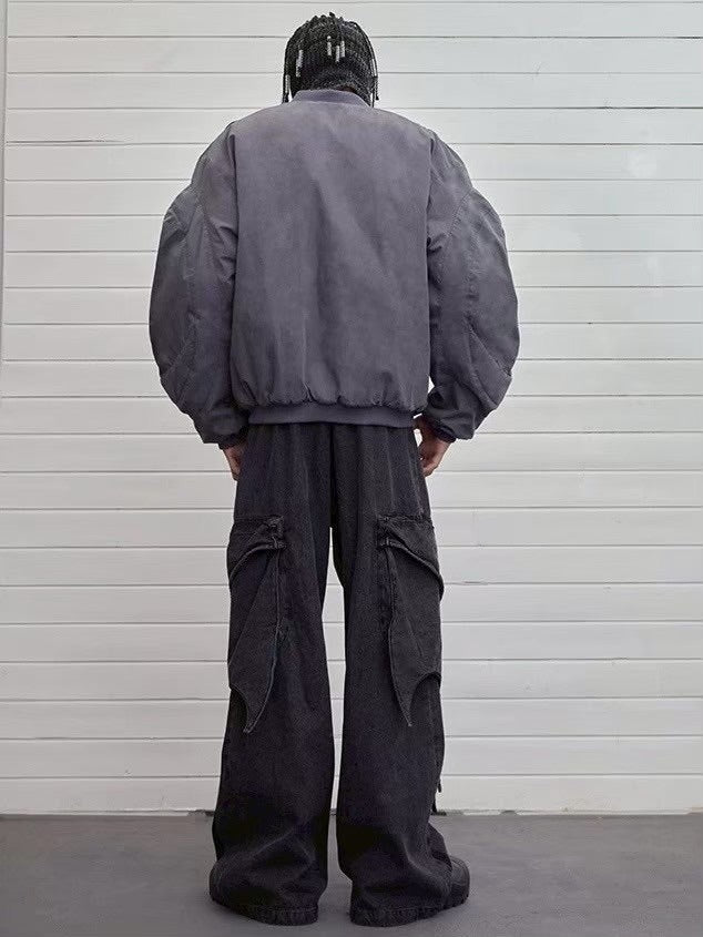 【DND4DES】MULTI-LAYERED DECONSTRUCTED CARGO JEANS