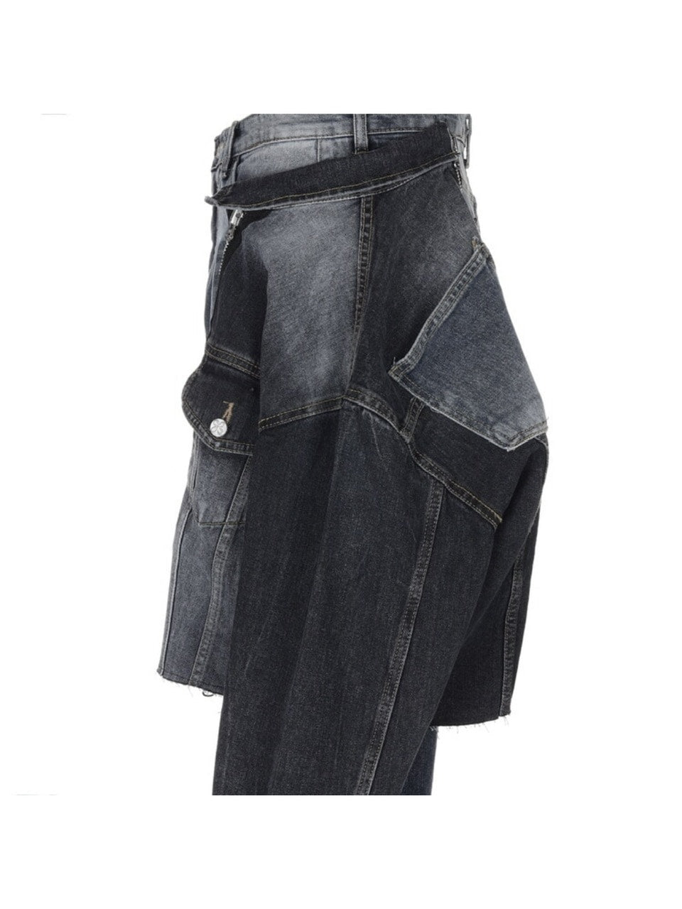 【SURGERY】hybrid set-up docked jeans / 【サージェリー】ハイブリッドセットアップドッキングデニムパンツ