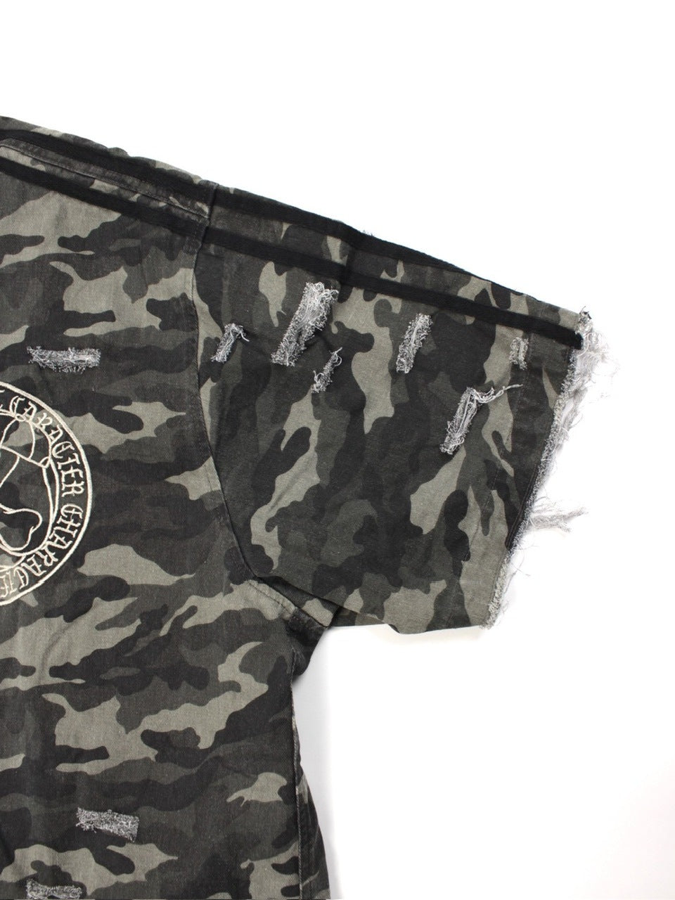 【GALFY】カモフラかも？ボロボロシャツ