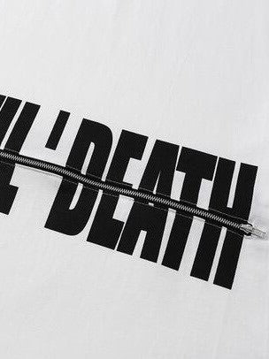 【roaringrad】LAYERED ZIPPER T-SHIRTS / 【ロアリングラド】レイヤードジッパーロゴ半袖Tシャツ