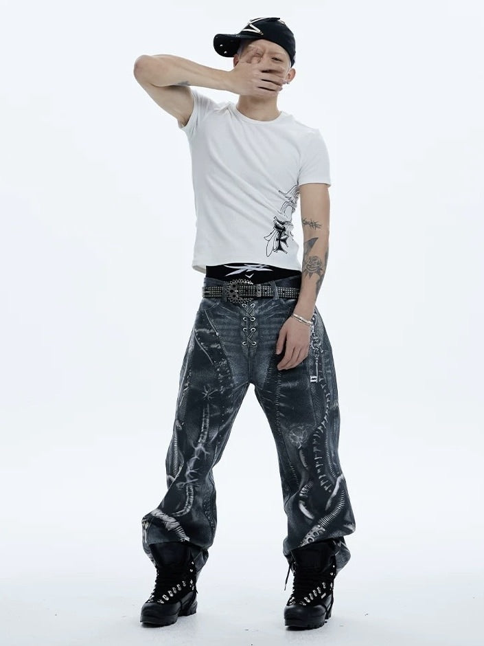 【DND4DES】HONEYSUCKLE CROSS T-SHIRT