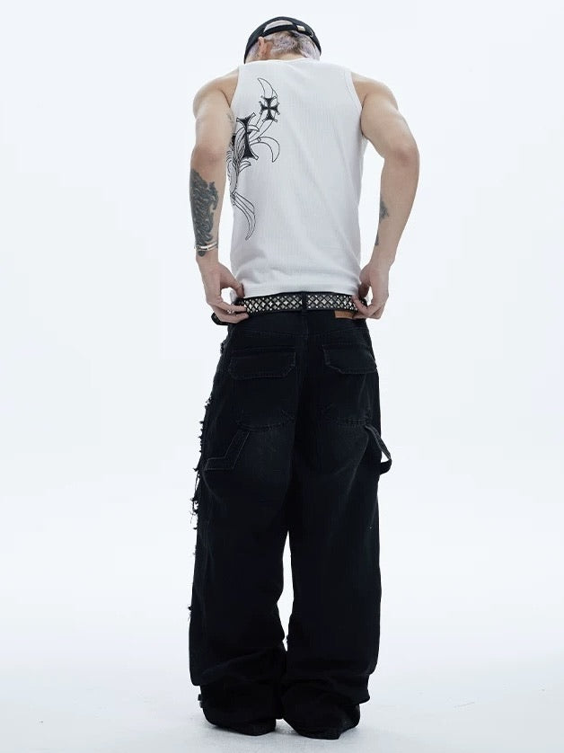 【DND4DES】JEWELED LUMBERJACK PANTS