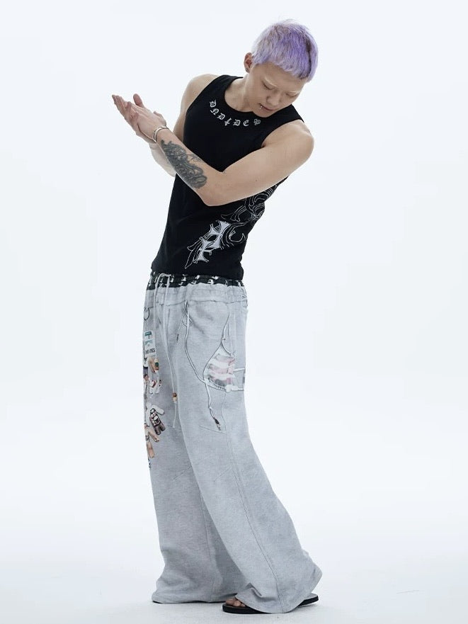 【DND4DES】BIKINI PRINTED SWEAT PANTS