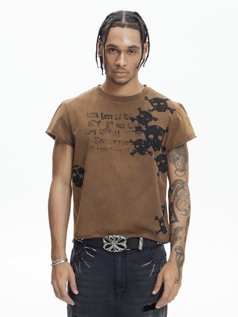 【DND4DES】SKULL WAISTCOAT T-SHIRT