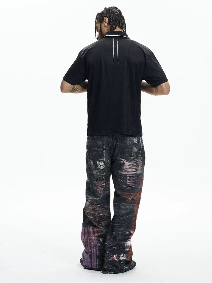 【DND4DES】MULTI-WAIST PENDANT GRAPHIC PANTS