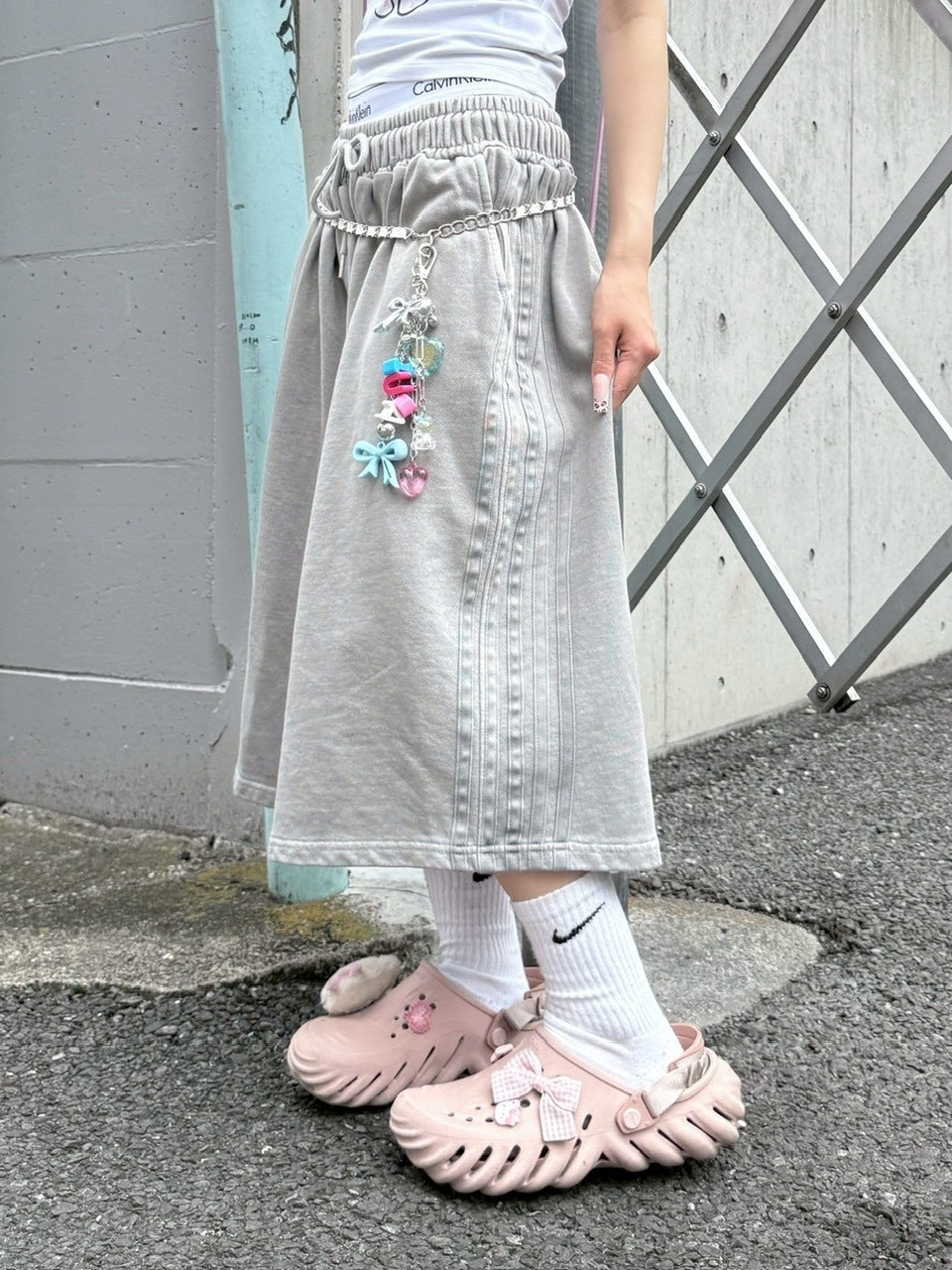 【nmtc+】side line pigment sweat shorts (2color)