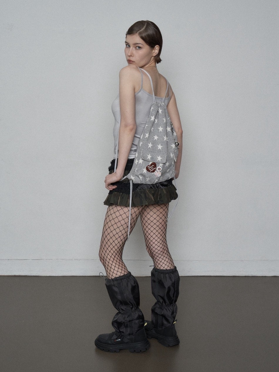 【SETUP‐EXE】TUTU MIX SKIRT PANTS / 【セットアップエグゼ】チュチュミックススカートパンツ