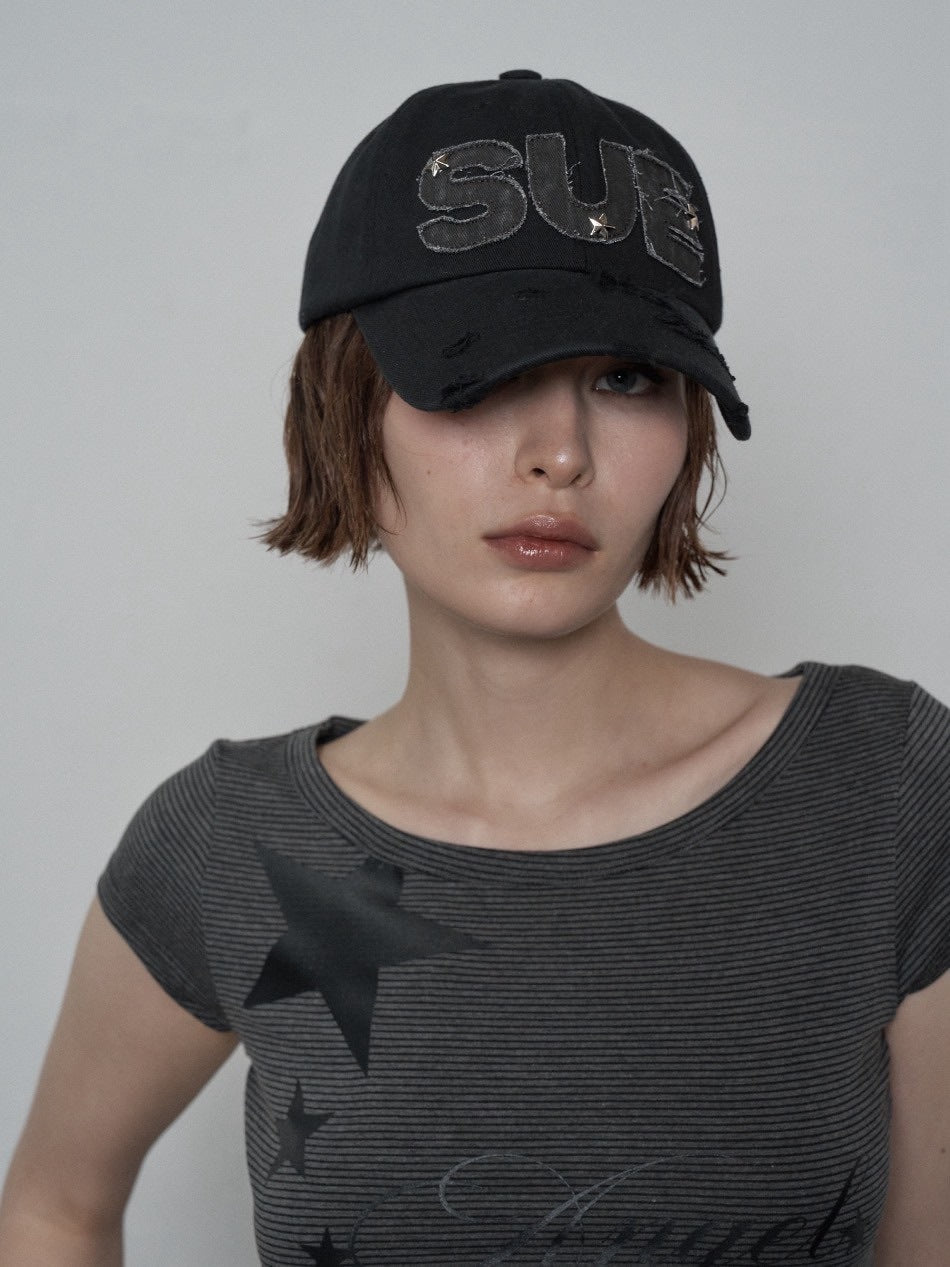 【SETUP‐EXE】SUE STAR BALL CAP / 【セットアップエグゼ】スースターボールキャップ