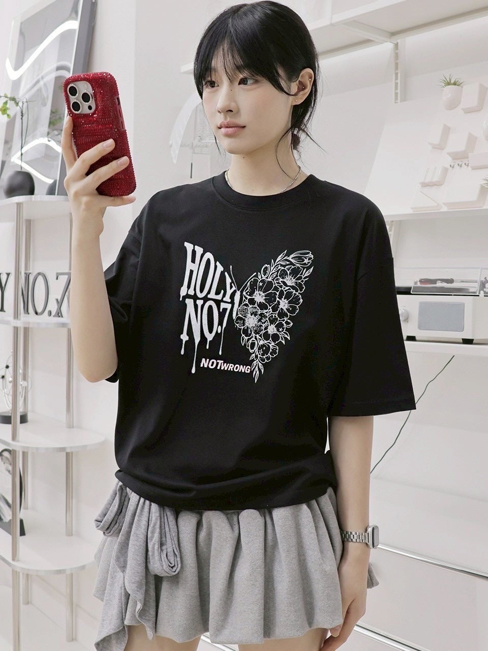 【HOLY NUMBER 7】Graphics Archive Short Sleeve T-Shirt 3 / 【ホーリーナンバー セブン】グラフィックアーカイブ半袖Tシャツ