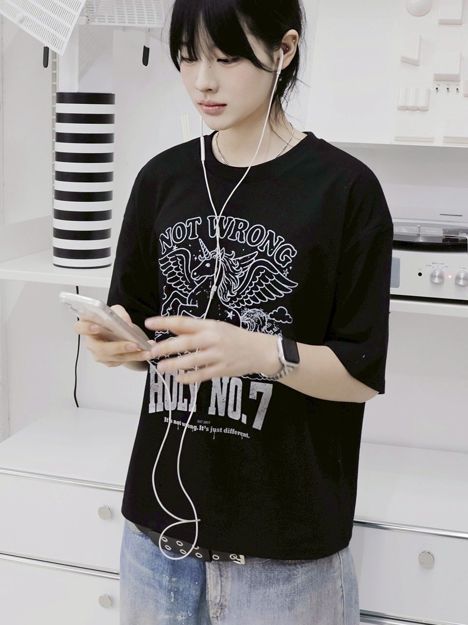 【HOLY NUMBER 7】Graphics Archive Short Sleeve T-Shirt 4 / 【ホーリーナンバー セブン】グラフィックアーカイブ半袖Tシャツ