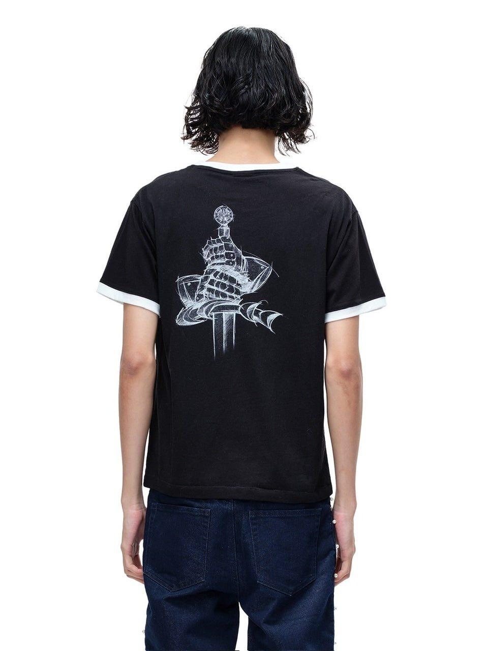 The Boy Has No Patience】LUMINOUS DAWN SKETCH KNIGHT TEE / 【ザ