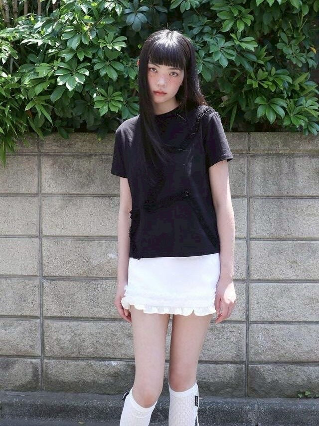 【Uglyshadow】STAR BASIC T-SHIRT / 【アグリーシャドウ】スターベーシック半袖Tシャツ