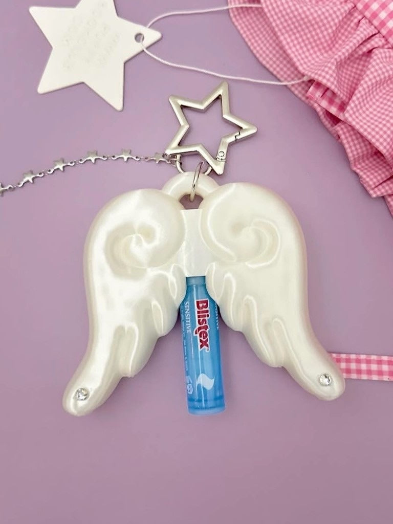 【EVERYTHINGS】CUPID'S WINGS / 【エブリシングス】キューピッドウィングリップケースキーリング