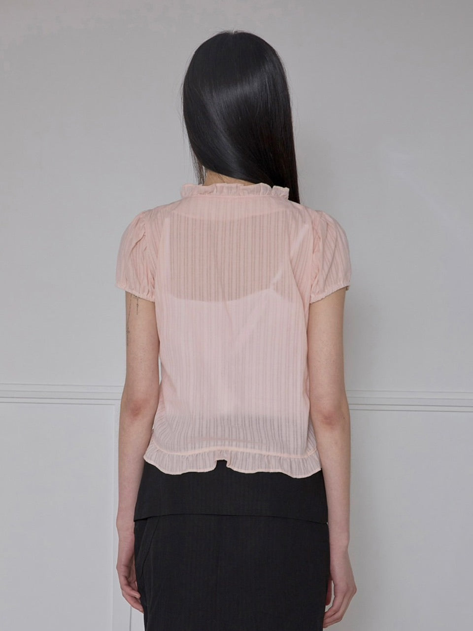 【FLAREUP】Saya Frill Puff Blouse