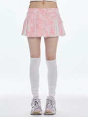 【CHERRYQUIRI】CQ lace stud pleats sk