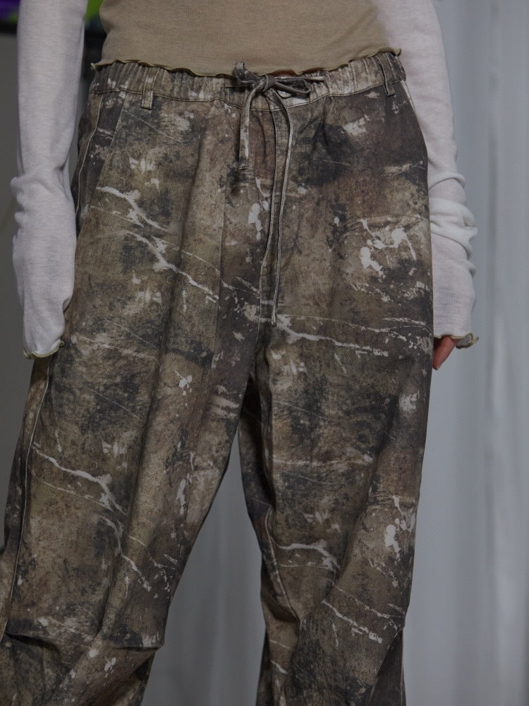 【GATELESS】SMUDGING DIRTY CARGO PANTS / 【ゲートレス】スマッジングダーティーカーゴパンツ