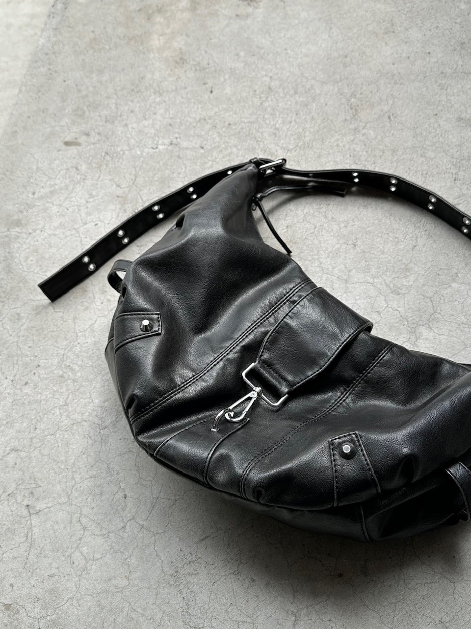 大阪店WEB限定受注制【Chikashitsu +】vintage eyelet shoulder bag / 【チカシツプラス】ビンテージアイレットショルダーバッグ