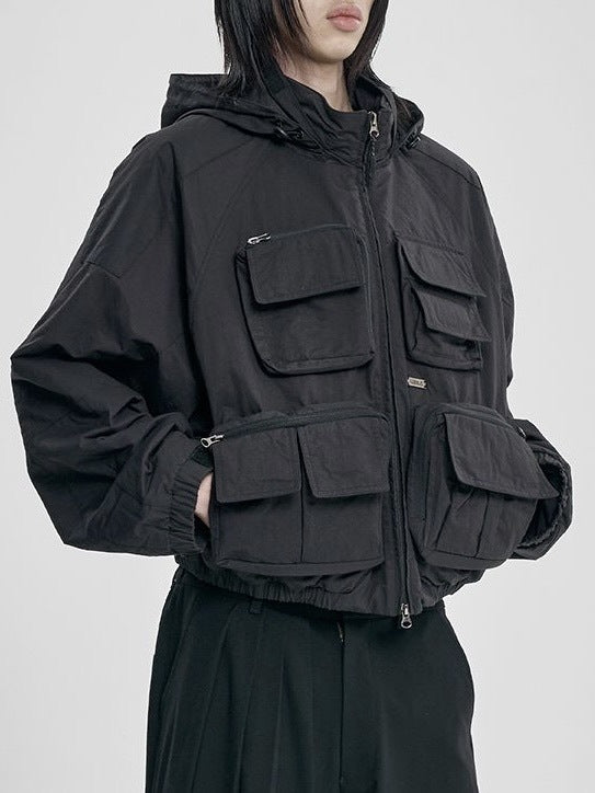 【AJOBYAJO】Cargo Nylon Short Jacket / 【アジョバイアジョ】カーゴナイロンショートジャケット