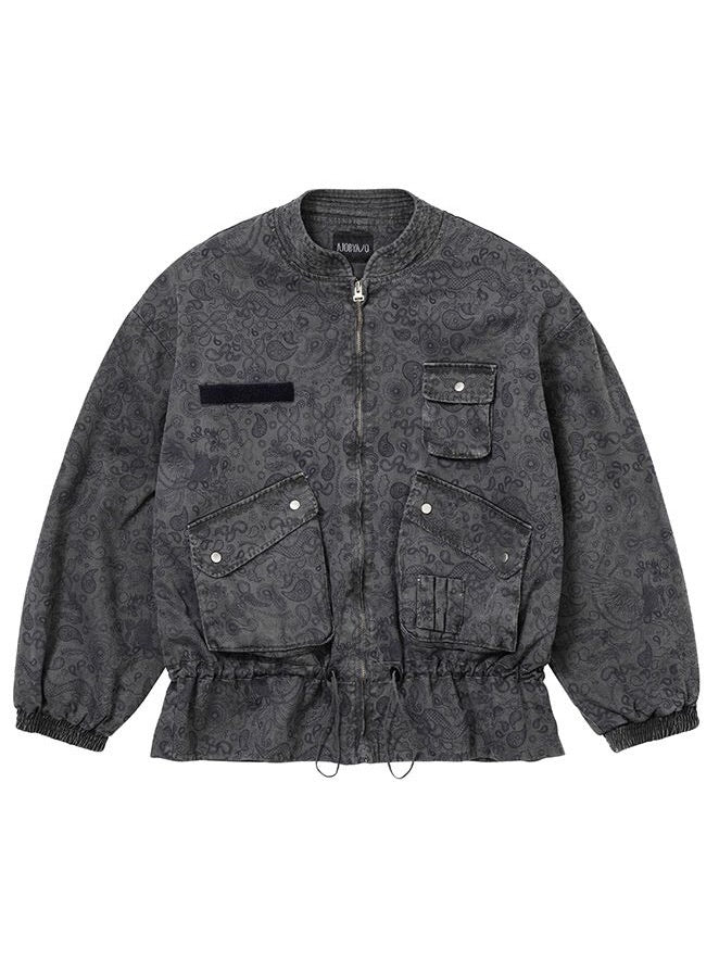 【AJOBYAJO】Vintage Washed Paisley String Jacket / 【アジョバイアジョ】ヴィンテージウォッシュドペイズリーストリングジャケット