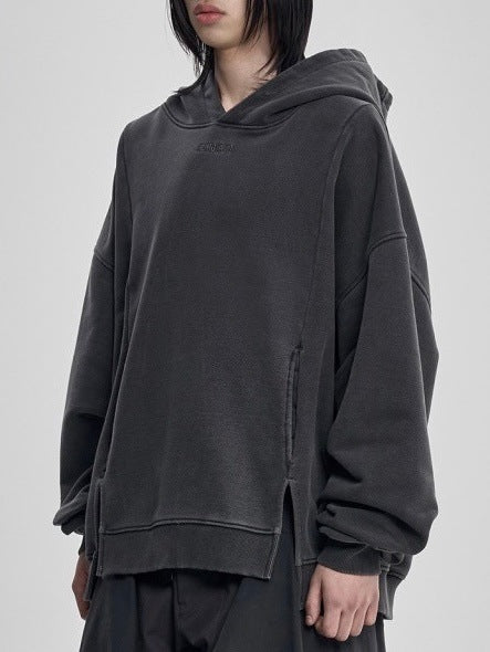 【AJOBYAJO】Twofold Wide Washed Hoodie【アジョバイアジョ】トゥーフォールドワイドウォッシュドプルオーバーパーカー